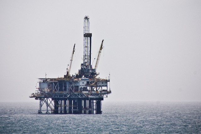 Oil Platform in the ocean
