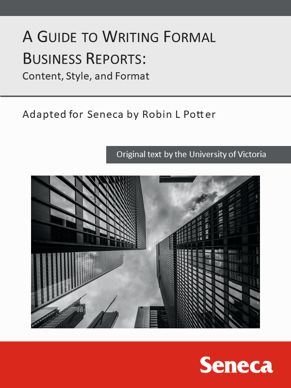 Cover image for A Guide to Writing Formal Business Reports: Content, Style, and Format