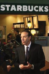 Figure 12.6 An example of an authentic leader is Howard Schultz, the founder of Starbucks coffeehouses. Witnessing his father losing jobs because of medical problems, he became passionate about a company’s need to care for its employees. Wikimedia Commons – public domain.